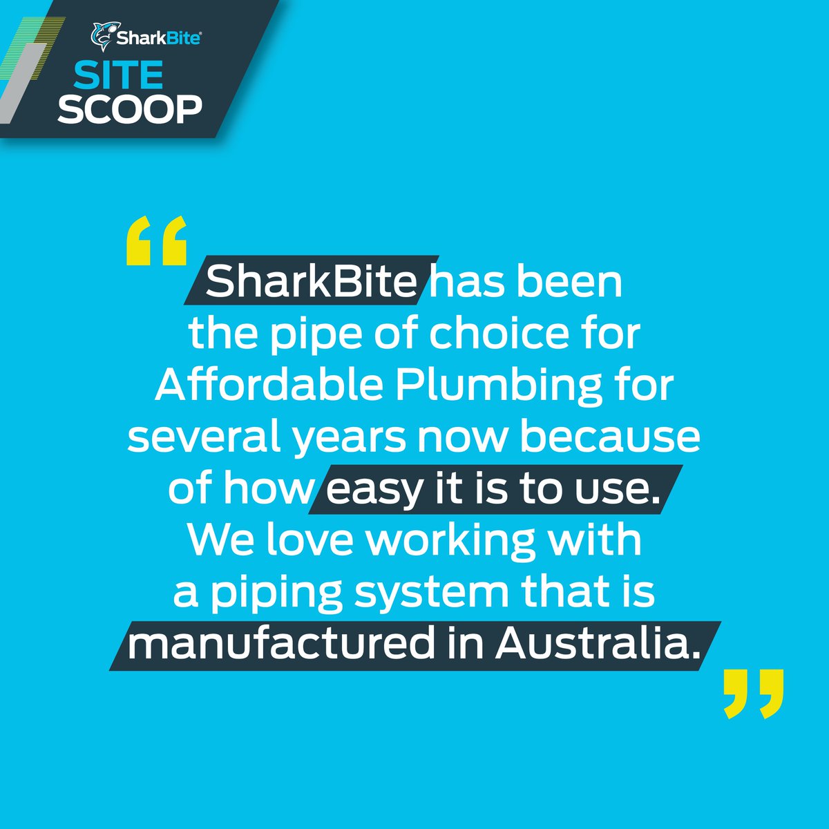 Ever wondered if you could speed up your rough-ins and save on labour costs? Haydon and Bryce of Affordable Plumbing in Port Macquarie recently shared their thoughts on the SharkBite Plumbing System. SharkBite.com.au
#SharkBiteAustralia #CutPushDone #NothingBeatsTheShark