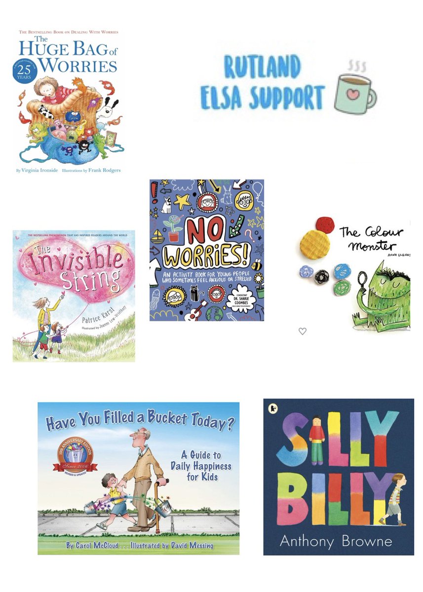 RutELSAsupport's tweet photo. Day 4 of #MentalHealthAwarenessWeek2022 here are some of my favourite well-being books to open conversations with children and young people on their feelings #IveBeenThere https://t.co/t8eNRFnch2