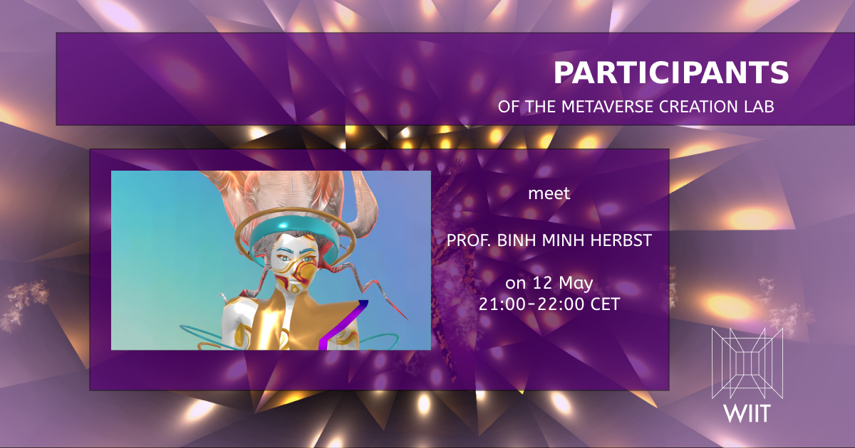 #dragonkissed humans were born with skin defects. This avatar is the first reborn in the Metaverse, drawn by dragons to retell this narrative. With a positive body image, #portwinestain becomes a symbol of self-confidence and shows that our uniqueness makes us beautiful. <a href="/_tibimi/">Binh Minh Herbst</a>