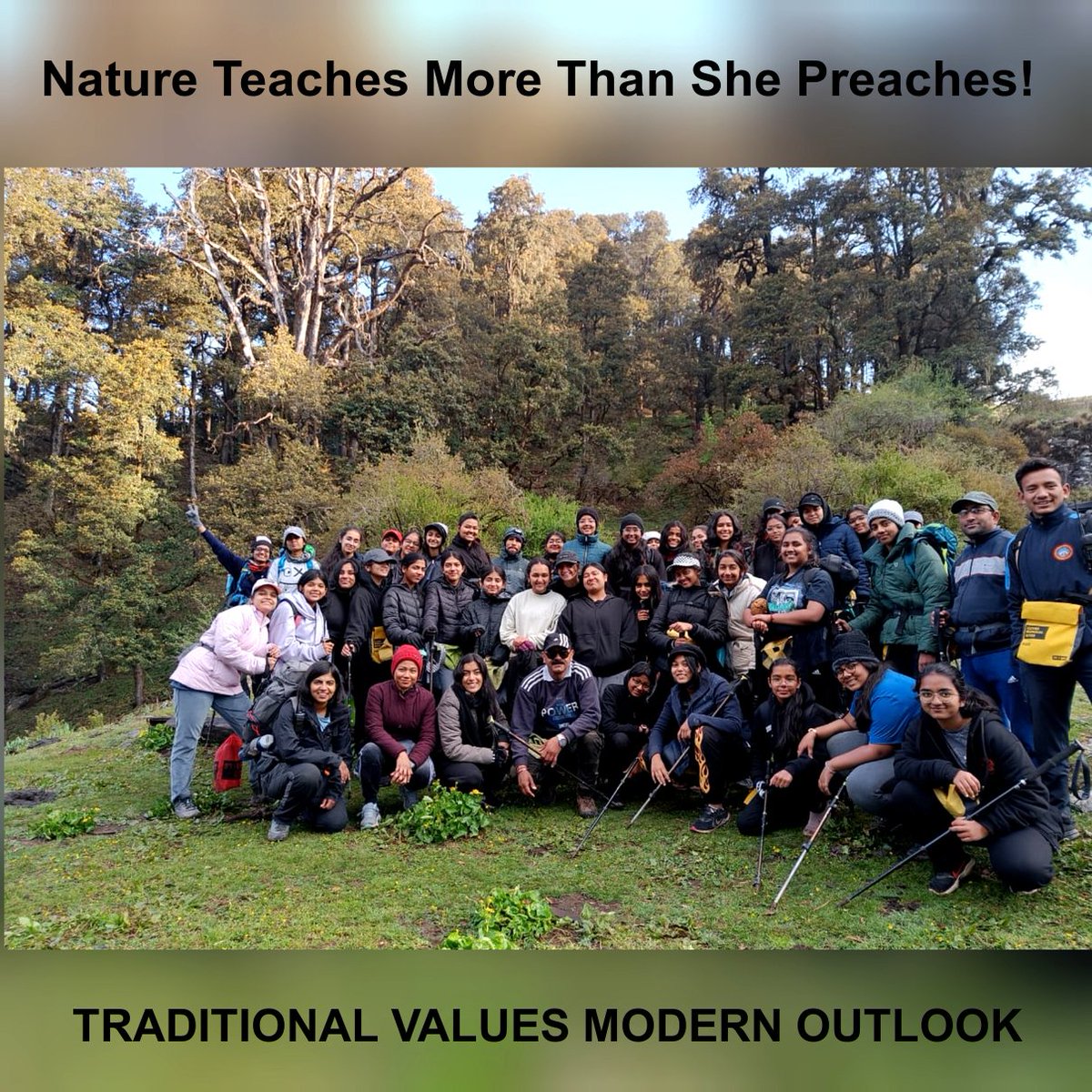 MussoorieS's tweet photo. It's a cheer fortune for us to gain from nature. it is a cycle of learning and unlearning. 
.
.
.
#GirlsEducation #GirlsStudies #MISStudents #MIS #Nuture #Mistars #GirlsBoardingSchool #MussoorieInternationalSchool https://t.co/G5weKbQVDO