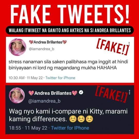 KDTrendsOFC's tweet photo. This is fake! Pls let us all stay vigilant! Babae tayu Hindi Babae lang!

#ProtectAndrea https://t.co/hXzDjegkEk