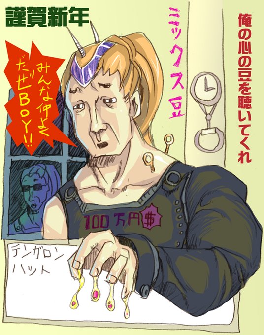 #同じ人が描いたとは思えない絵を貼る 