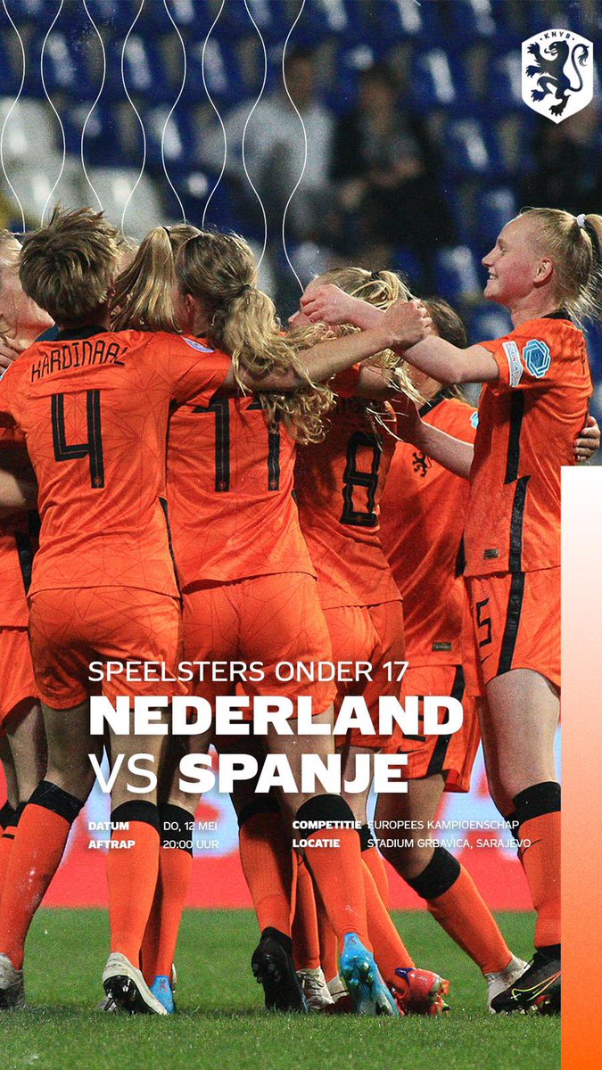 Semi-Final ⚽️ #U17WEURO                                                 🇪🇸 Spain vs 🇳🇱 Netherlands                   20:00 CET, Sarajevo <a href="/SterreKroezen/">SterreKroezen</a> 🔥