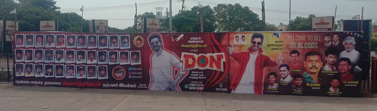 NellaiSKFC's tweet photo. All Set ready for welcome our #DON 💥

@Siva_Kartikeyan @AllIndiaSKFC
@AnandSkfc @navneth 
@RamCinemas @RajaNellaiSKFC https://t.co/1f4bslYRD7