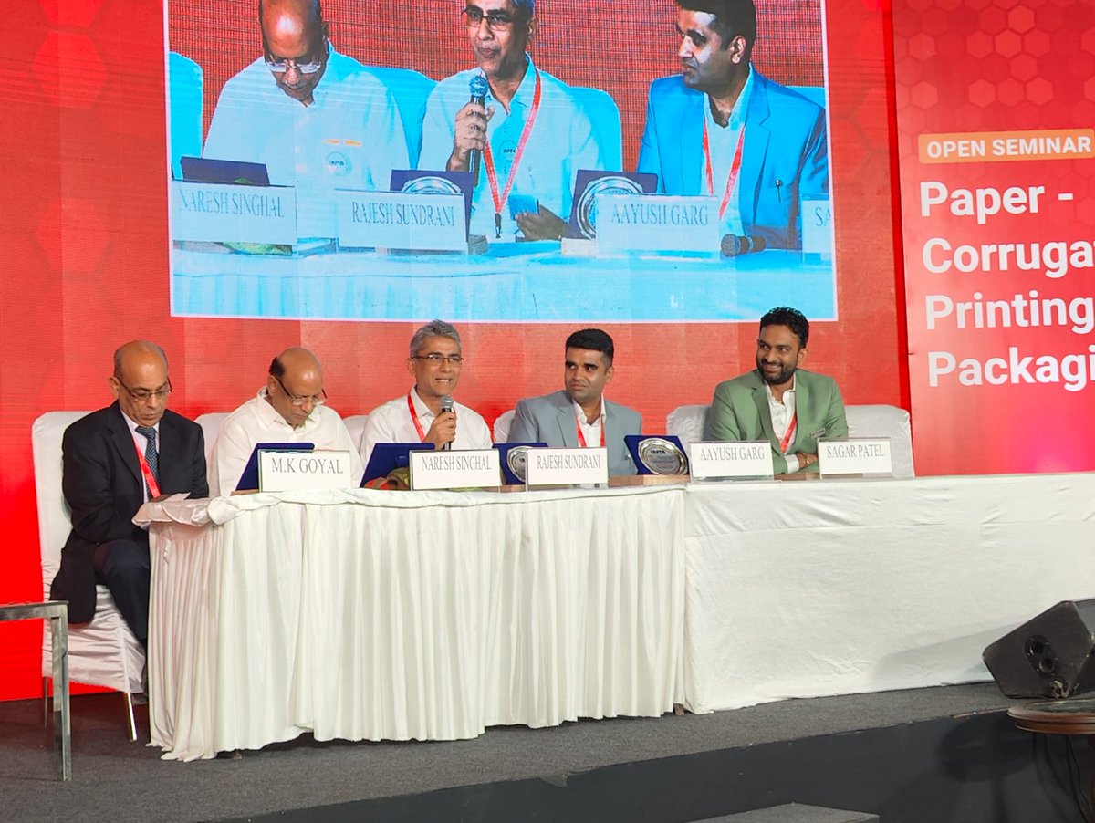 GREENOBIN's tweet photo. #IRPTA #PAPEREX2022
Panel Discussion-Recovered Paper Industry (RCP) - Domestic &amp; Influence of Imports https://t.co/00X0w0ngo3