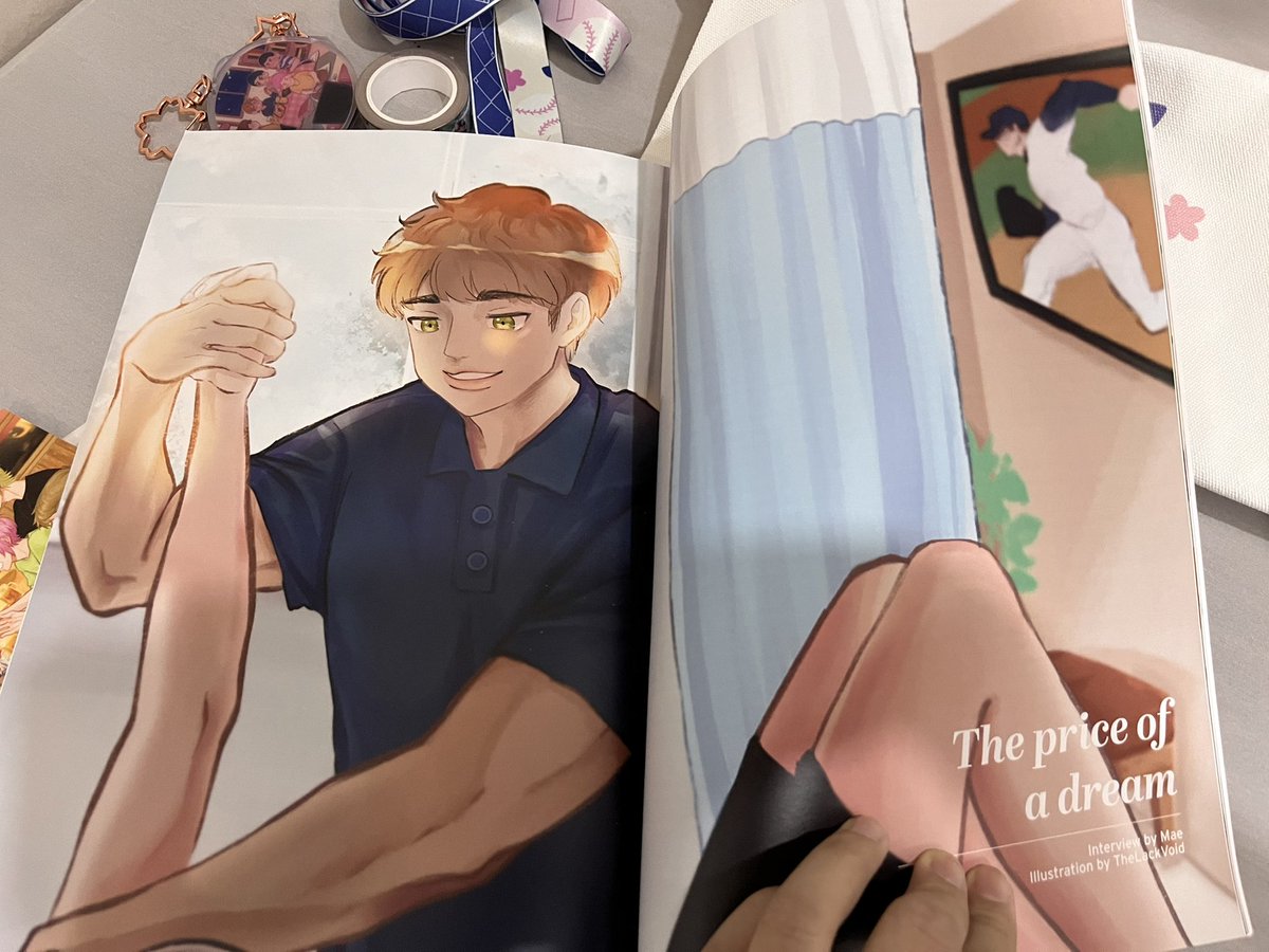 takigawacy's tweet photo. my @TimeskipZine bundle finally came home 🥹 i am infinitely grateful to have worked on this project with all these amazing creators. thank you to everyone who made this zine a success 🌸 https://t.co/M0kuEWSVvc