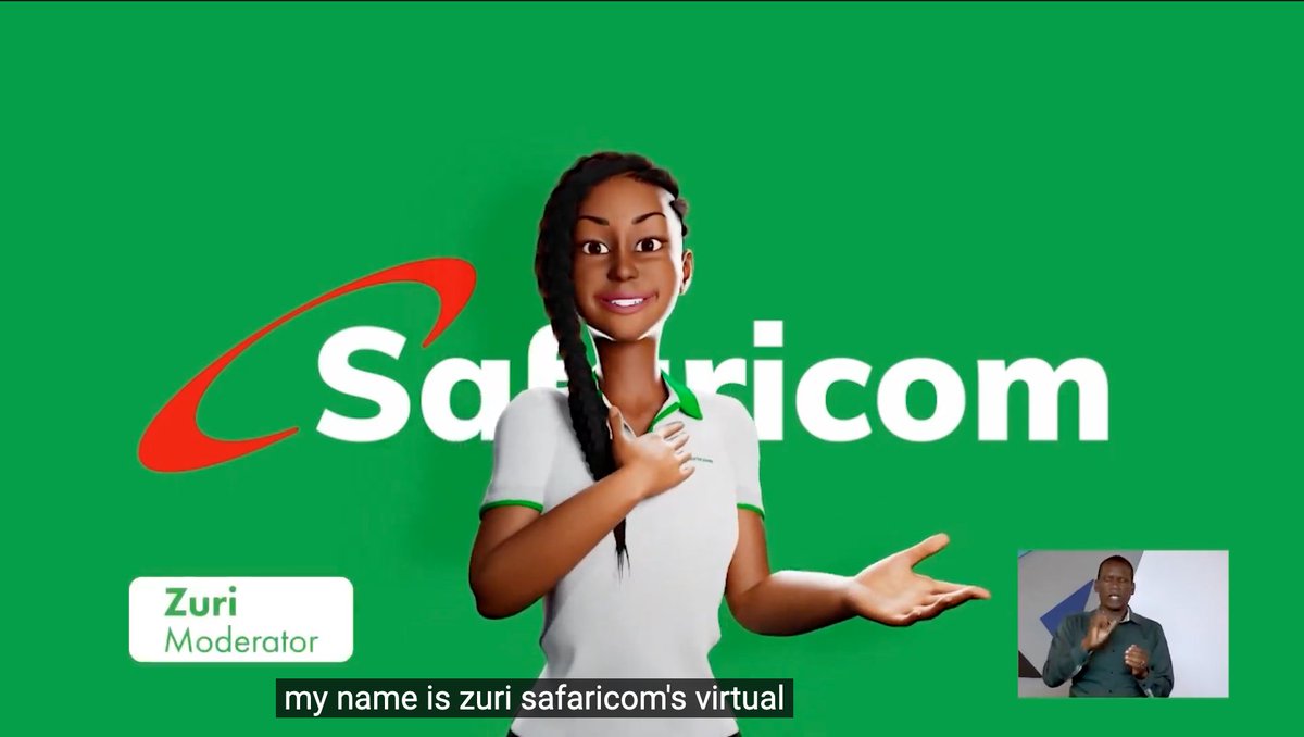 You have to give it to <a href="/SafaricomPLC/">Safaricom PLC</a> when it comes to these presentations.... They have figured them out proper!! 

And that #Zuri as the #SafaricomFYResults virtual moderator.... Smart!!