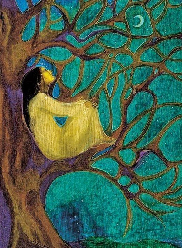 womensart1's tweet photo. 'Skywatcher' by Brazil born artist Susan Seddon-Boulet who lived in the US (1941-1997) #WomensArt https://t.co/Ox3WHGxjHm