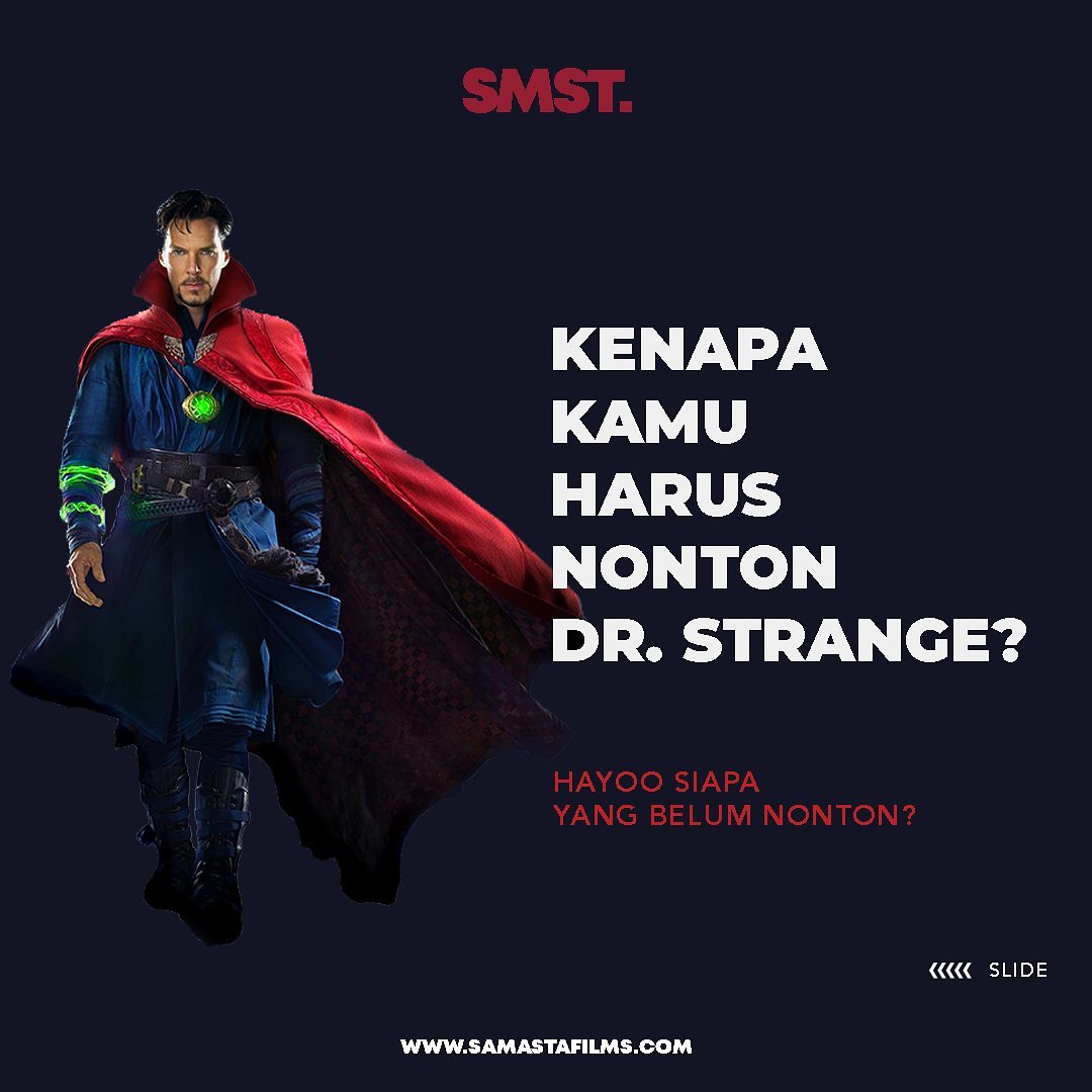 samastafilms's tweet photo. Nahh ininih ternyata salah satu alesan kenapa tiket film Dr.Strange selalu ludes sampe sekarang

Cobaaa yang udah nonton kasih rating nya dong dari 1-10 sam!🤩 https://t.co/d1oIO78T86