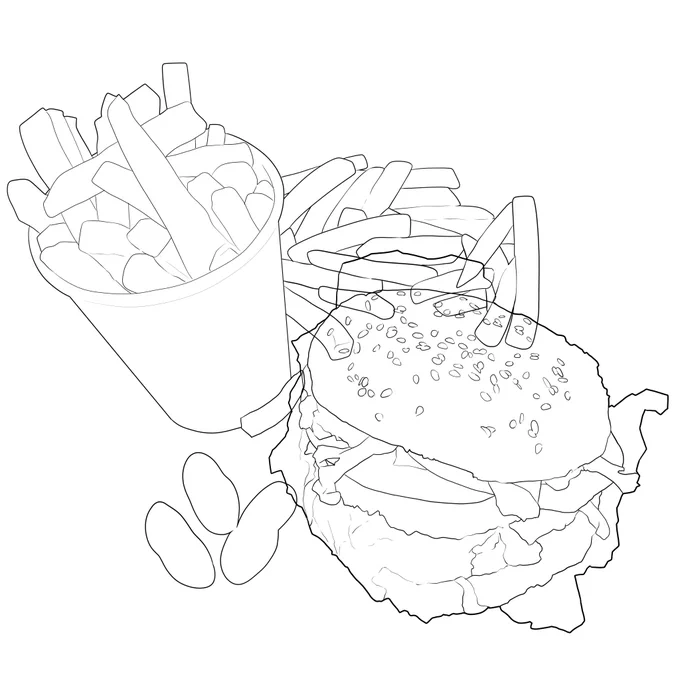 5 guys burger magical 4 step process. 