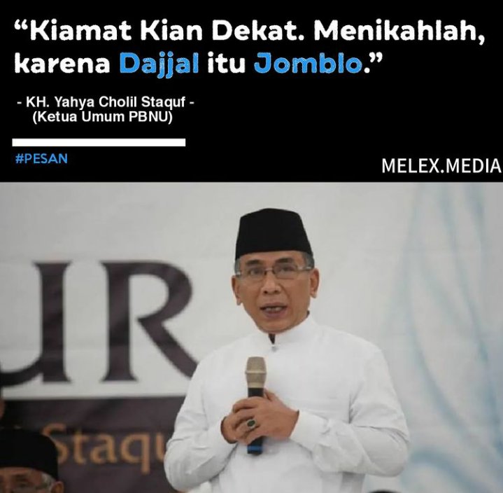 yang jomblo cepet menikah 🤭