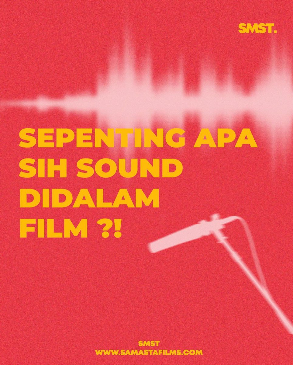 samastafilms's tweet photo. diomelin bapak produser katanya bahas marvel mulu:( yaudah kita bahas pentingnya sound aja yuk sam! btw menurut kamu sound di film apa yang paling berkesan sejauh ini sam? https://t.co/5HhfNW1Pbb