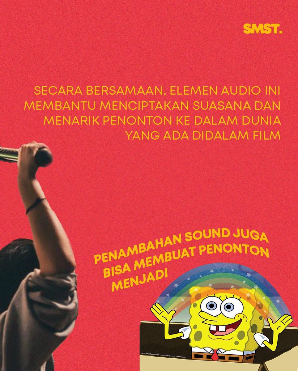 samastafilms's tweet photo. diomelin bapak produser katanya bahas marvel mulu:( yaudah kita bahas pentingnya sound aja yuk sam! btw menurut kamu sound di film apa yang paling berkesan sejauh ini sam? https://t.co/5HhfNW1Pbb