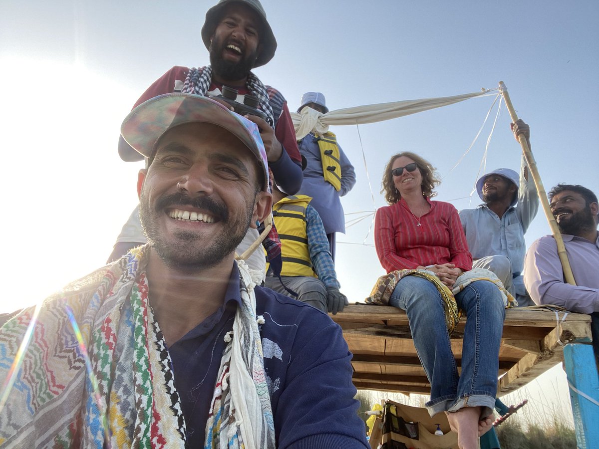 BhuttoZulfikar's tweet photo. A very happy birthday to @GillBraulik your dedication to Bulhan has been so inspiring. I learnt so much from you and @justayesha , two of the best team leaders a dolphin survey could have. Can’t wait to hang out with this dedicated team again. #bulhan #dolphin https://t.co/jyhkWgfsih