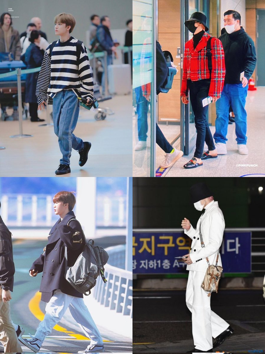 แฟชั่นสนามบินน้องแจมินตอนเด็กๆกับโตขึ้นมาหน่อยคือต่างกันชัดเจน ตอนเด็กๆแบกปาเก๋าเป้ใส่ชุดสบายๆเตรียมนอน โตมาหน่อยแฟชั่นจ๋าแบรนด์เนมจัดเต็ม น้องเค้ามีลูกเล่น