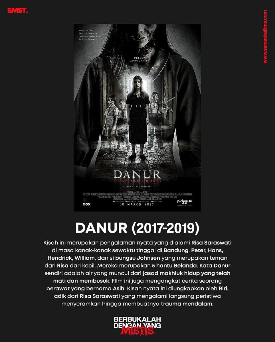 samastafilms's tweet photo. bulan puasa udah beres nih sam! setan yang kemaren dikurung sekarang udah engga, pantes film horror sekarang lagi diatas angin:( btw selain film KKN DI DESA PENARI yang sekarang lagi tayang di bioskop, kita juga ada referensi film horror yang diangkat dari kisah nyata loh sam! https://t.co/i5DQdRWdbG