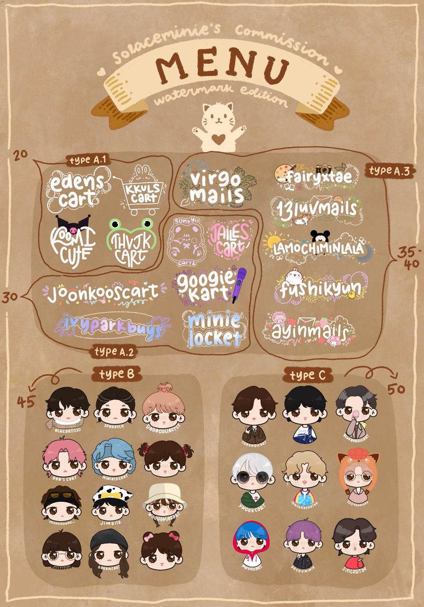 solaceminie's tweet photo. 💭 #madebyminie watermark commissions ♡ 

⋆ please read the t&amp;c below! 
⋆ dm me for for inquiries and for available slots left 🫶🏻
⋆ new rates &amp; designs!

please help rt !
⌗ wts lfb commission chibi comms wm pagawa ph snack snacks food cake https://t.co/htfWHAMvYZ