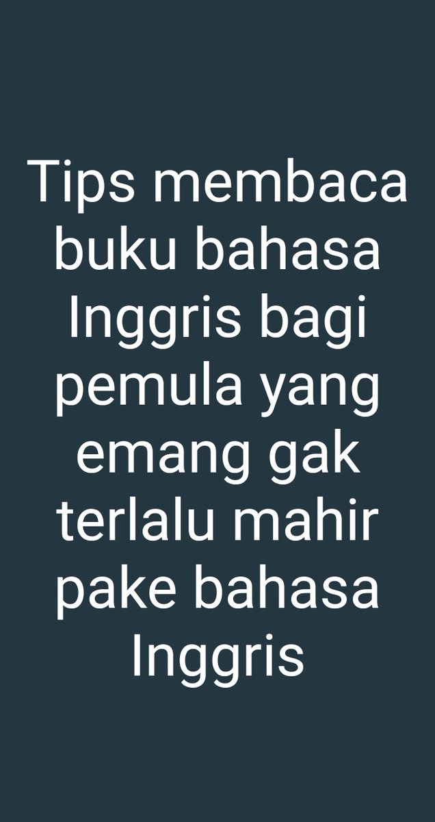 literarybase's tweet photo. /lt tolong kasih tips atau do and don't pas baca buku bahasa Inggris dong guys https://t.co/jK1VuvKsCj