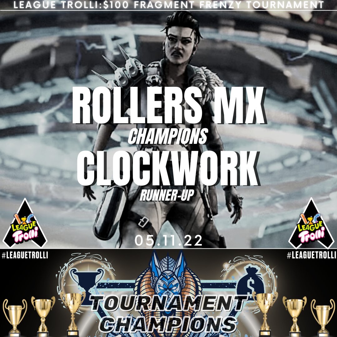 clockworkclwk's tweet image. 🥈2nd Place Finish. Thanks, @Trolli_USA @PlayApex 
For hosting a great tourney. Shoutouts to all the other competitors. GGs