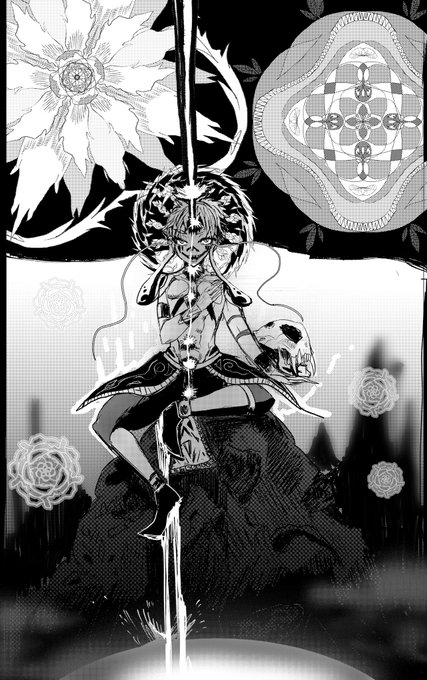 今はこんな世界観の読み切りを描いてるよ 