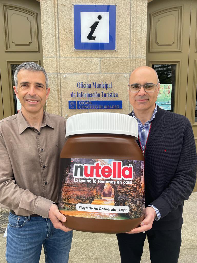FSuarezRibadeo's tweet photo. Valoramos de xeito positivo a campaña de promoción feita por Nutella na que aparece a nosa Praia das Catedrais. Pedímoslle á empresa que respectase o topónimo oficial do areal. Veñen de dicirnos que atenden a petición. https://t.co/oO1fkzfbTx
