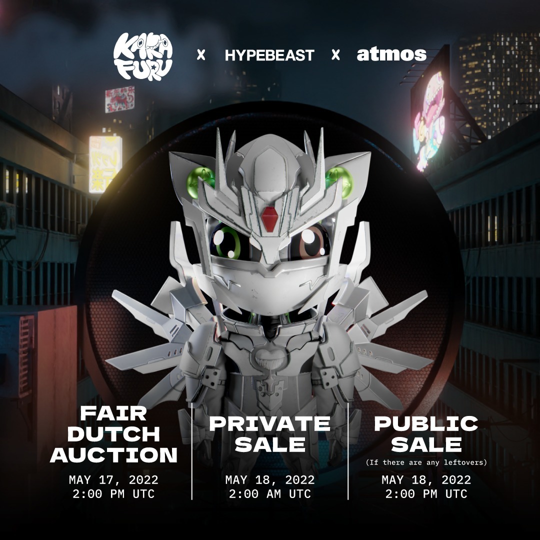 HYPEBEAST's tweet photo. 🚨 @KarafuruNFT x HYPEBEAST x @atmos_usa mint dates are out 👇 https://t.co/e9Dv84rRnE