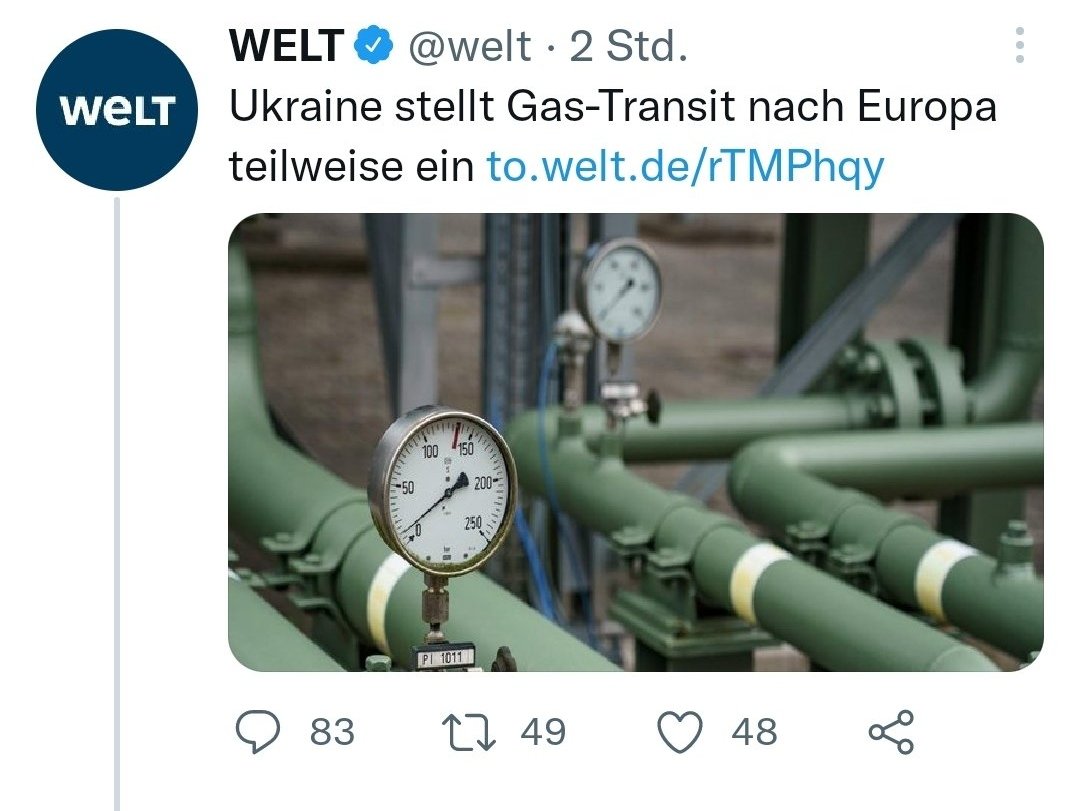martinschnell72's tweet photo. North Stream 2 würde uns von diesen unzuverlässigen #Erpressern in der #Ukraine unabhängig machen. https://t.co/5DPT8cGFB5