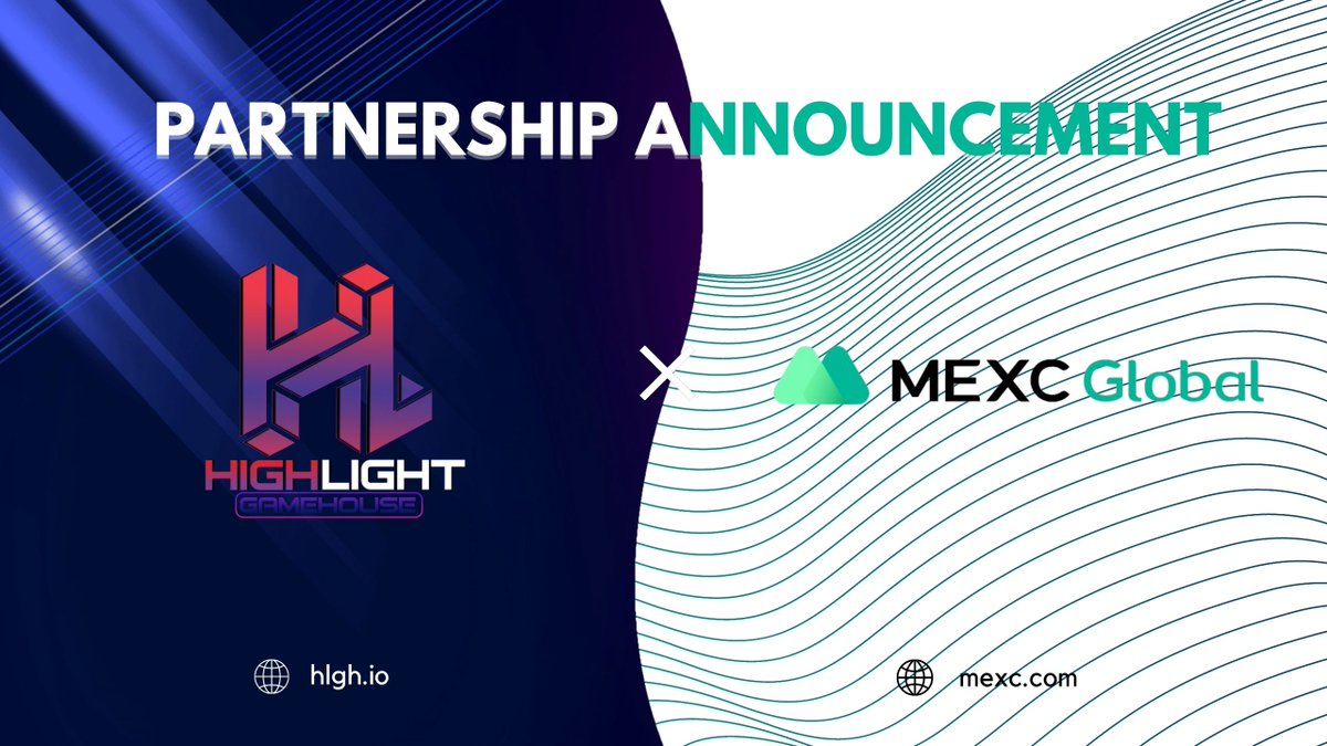 HLGHio's tweet photo. 🌏 HIGHLIGHT GAMEHOUSE x MEXC

🤩 The HLGH team is extremely pleased to announce that Highlight Gamehouse has officially become a strategic partner of @MEXC - the world's leading digital asset exchange.

🔥 Our journey has just begun! https://t.co/2HsxjaXGkN