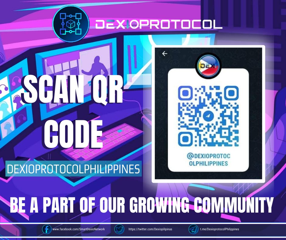 DEXIOPILIPINAS's tweet photo. Tara, join our official Telegram group chat where you will learn more about @Dexioprotocol and become a part of the #Dexonians

https://t.co/lmOBA8bPpz

#Telegram #community #TelegramCommunity #DEXI #DXG #DEXIOPROTOCOL #DEXIOREVOLUTION #Crypto #CryptoCurrency
#NFTCommunity #P2E https://t.co/u1fZwgPKIH
