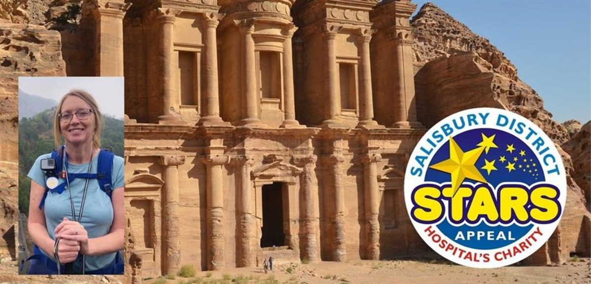 SarumPhysio's tweet photo. We want to give a BIG shout out to the amazing @lynnemrose Managing Director of @PersonnelPlace who has recently trekked to Petra in aid of the @StarsAppeal.- A truly inspiring woman and this not her first trek. Find out more and support her here  >>>> https://t.co/8BpmEFJrU3 https://t.co/009UwZymlq