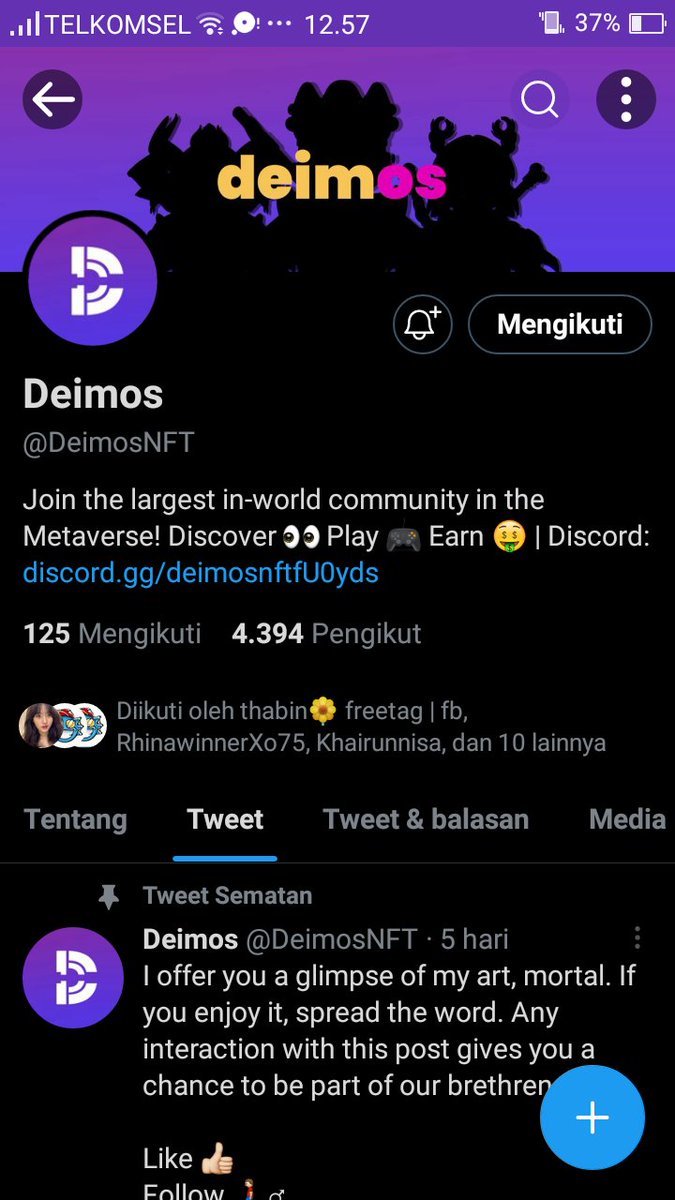 horeebigwins's tweet photo. @DeimosNFT @Mei_pastiBIGWIN @fortunatae_7 @testibigwin 
#pfputilitynft #pfpnft #newutilitynft #Metaverse #MetaverseNFT #NFTCommunity #NFT https://t.co/1SjZpe7kXy