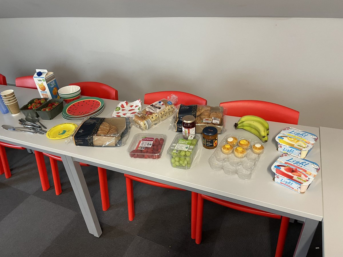 Revision breakfast for year 13 done 🙂