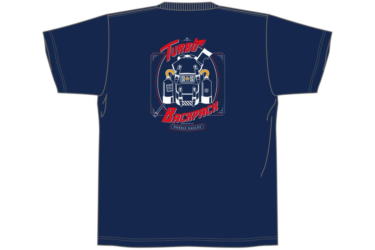 njpw1972's tweet photo. スナイパーライフル&ターボエンジン搭載のバックパックで完全装備!
『ロビー・イーグルス「TURBO BACKPACK」Tシャツ』が完成!
https://t.co/iTb3YqmM08
https://t.co/5MJqHDVYfO
※水道橋店では5/14(土)14時から発売
#njpwshop https://t.co/037oyJcMbT