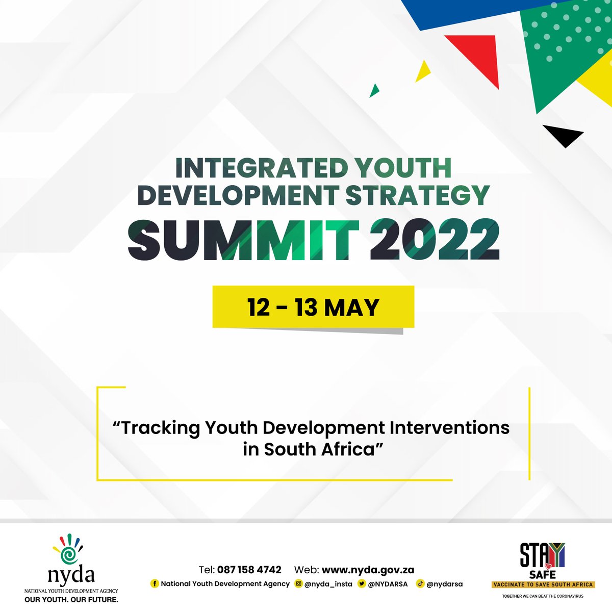 NYDARSA's tweet photo. Catch the Integrated Youth Development Strategy Summit 2022 LIVE from 9am, here: https://t.co/4xeGdX78ys. 

#IYDSSummit2022
#ThursdayMotivation https://t.co/Qm0bQ2y2v6