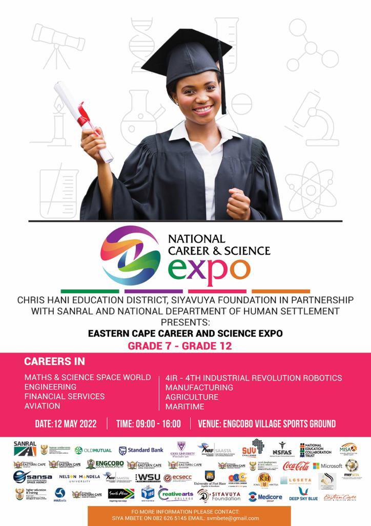 Ma Shu Du (@_mashudu_m) on Twitter photo Learners from Grade 7-12 prepare yourselves and Go to Chris Hani Education District...Eastern cape career and science expore
Supported by <a href="/SANRAL_za/">SANRAL</a> <a href="/OldMutualSA/">Old Mutual SA</a> <a href="/SuvChallenge/">SUVChallenge2022</a>
#MakingEducationFashionable Learners from Grade 7-12 prepare yourselves and Go to Chris Hani Education District...Eastern cape career and science expore
Supported by <a href="/SANRAL_za/">SANRAL</a> <a href="/OldMutualSA/">Old Mutual SA</a> <a href="/SuvChallenge/">SUVChallenge2022</a>
#MakingEducationFashionable