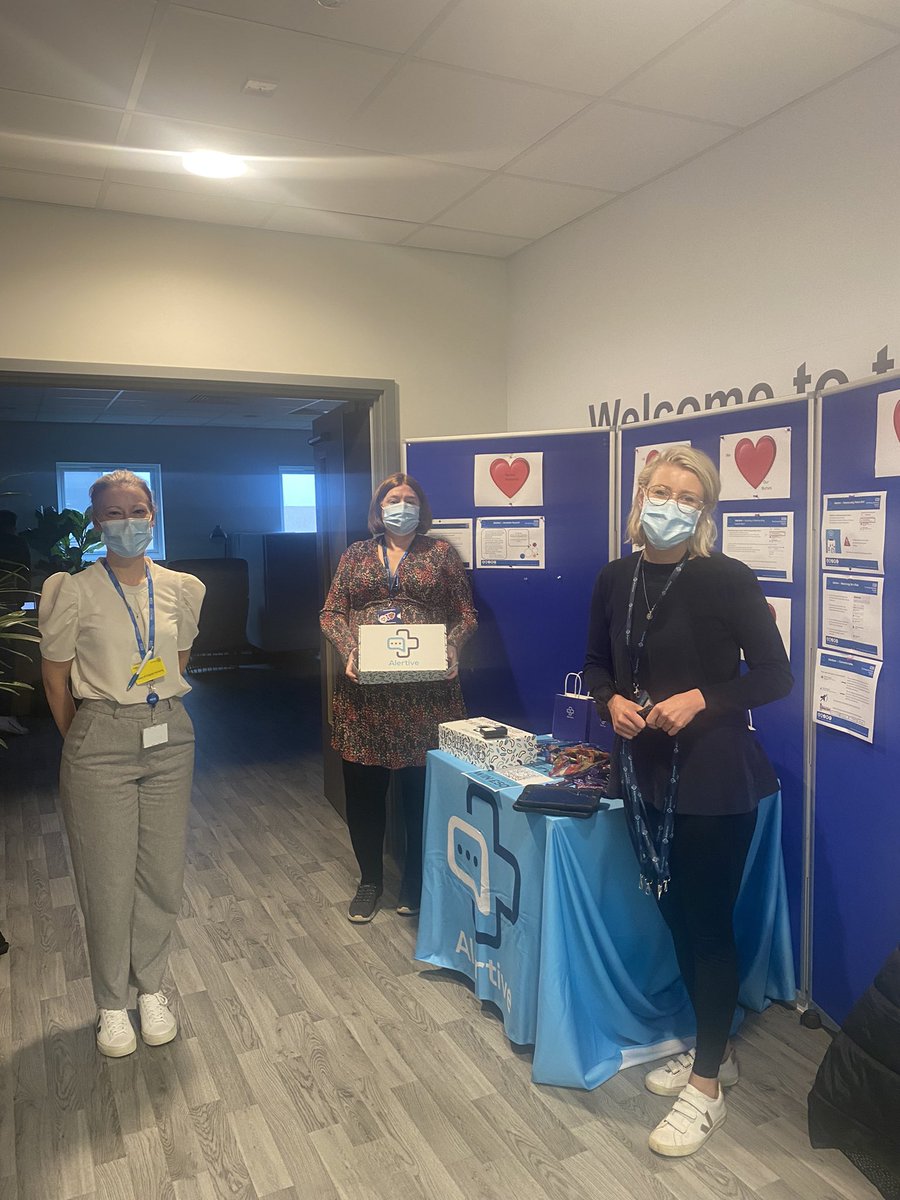 AlertiveLtd's tweet photo. Today is the day! We are excited to be here at @NHSHarlow , celebrating the incredible work done by Midwives and Nurses. Please come and say hello and have a chat with us! #IND2022 
#IDM2022 #redefiningcommunications https://t.co/gBTKnY4fxj
