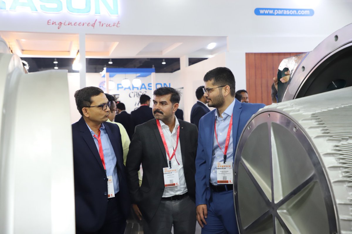 parasongroup's tweet photo. Parason directors demonstrated products to fulfill the customer demands at PaperEx 2022
Follow Parason, For More updates from #PaperEx2022
Visit us at #PaperEx
Hall No. 09 | Stall No. : A04 | Lane A
Know More: https://t.co/XCcC5CWApB
#Parason ~ Engineered Trust!
#moldedfiber https://t.co/OrQNvs7ON6