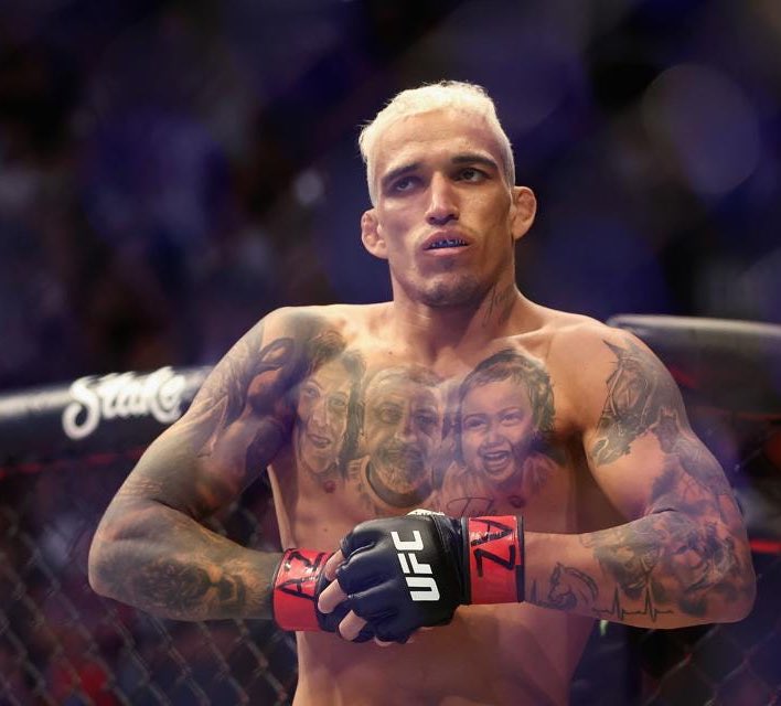MMAHistoryToday's tweet photo. “I’m illuminated by God”

- Charles Oliveira https://t.co/gNdQO7SSqW