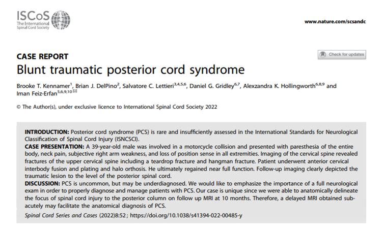 Spinal Cord Series and Cases tweet media