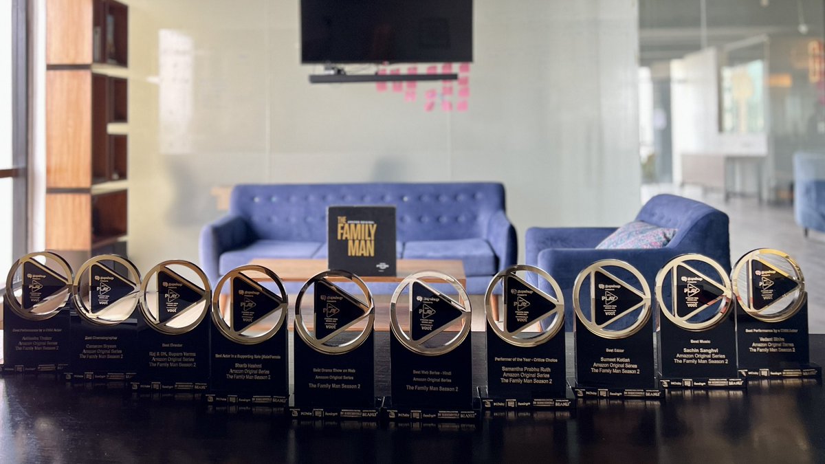 Raj & DK (@rajndk) on Twitter photo Congratulations team
#TheFamilyMan on sweep of 10 awards at <a href="/e4mevents/">e4m Live</a>. Specially happy to note recognition for the child actors, cinematography, editing and music. 🙏
<a href="/Samanthaprabhu2/">Samantha</a> <a href="/sharibhashmi/">Sharib Hashmi</a> <a href="/Suparn/">Suparn S Varma</a> <a href="/VedantSinha0218/">Vedant Sinha</a> <a href="/ashleshaat/">Ashlesha Thakur</a> <a href="/sumeet_kotian/">Sumeet Kotian</a> #CameronBryson! Congratulations team
#TheFamilyMan on sweep of 10 awards at <a href="/e4mevents/">e4m Live</a>. Specially happy to note recognition for the child actors, cinematography, editing and music. 🙏
<a href="/Samanthaprabhu2/">Samantha</a> <a href="/sharibhashmi/">Sharib Hashmi</a> <a href="/Suparn/">Suparn S Varma</a> <a href="/VedantSinha0218/">Vedant Sinha</a> <a href="/ashleshaat/">Ashlesha Thakur</a> <a href="/sumeet_kotian/">Sumeet Kotian</a> #CameronBryson!