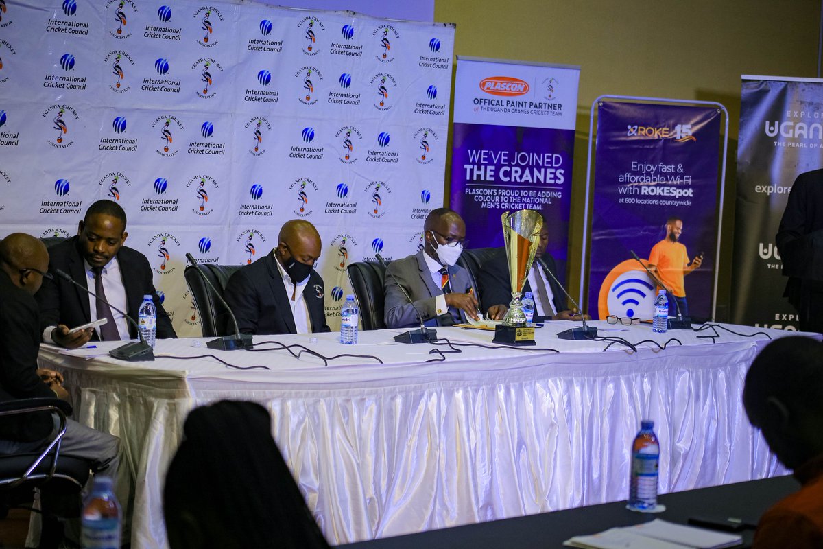 All systems go! 
The ICC Challenge League B Tournament was launched yesterday. We are excited to see you come support the Cricket Cranes. The action will be at Lugogo and Kyambogo Cricket Ovals. It's all absolutely free. 

#TheRoadToCWC23