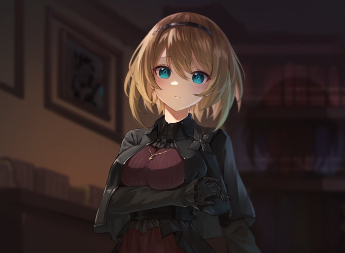 #栗駒こまる
#こまるんあーと

無表情肩こりアピールお嬢様 