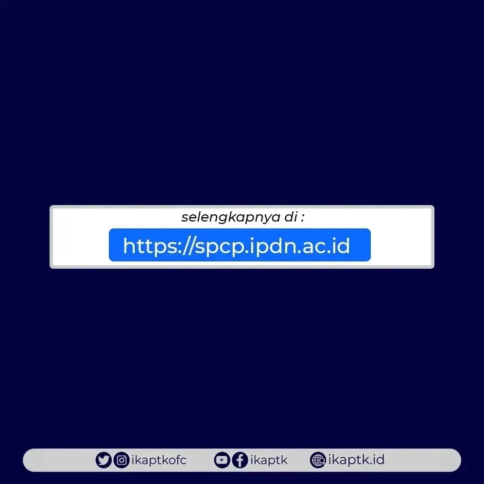 ikaptkid's tweet photo. Berikut kuota pendaftaran SPCP IPDN Tahun 2022. 

Adakah follower Purnamin yang mendaftar tahun ini? Atau adakah anak, adik atau keponakan kaks yang mendaftar IPDN tahun ini? Purnamin doakan lancar dan sukses sampai pelantikan

#ikaptk #pns #asn #praja #purnapraja #apdn #ipdn https://t.co/H4iyf4zpeP