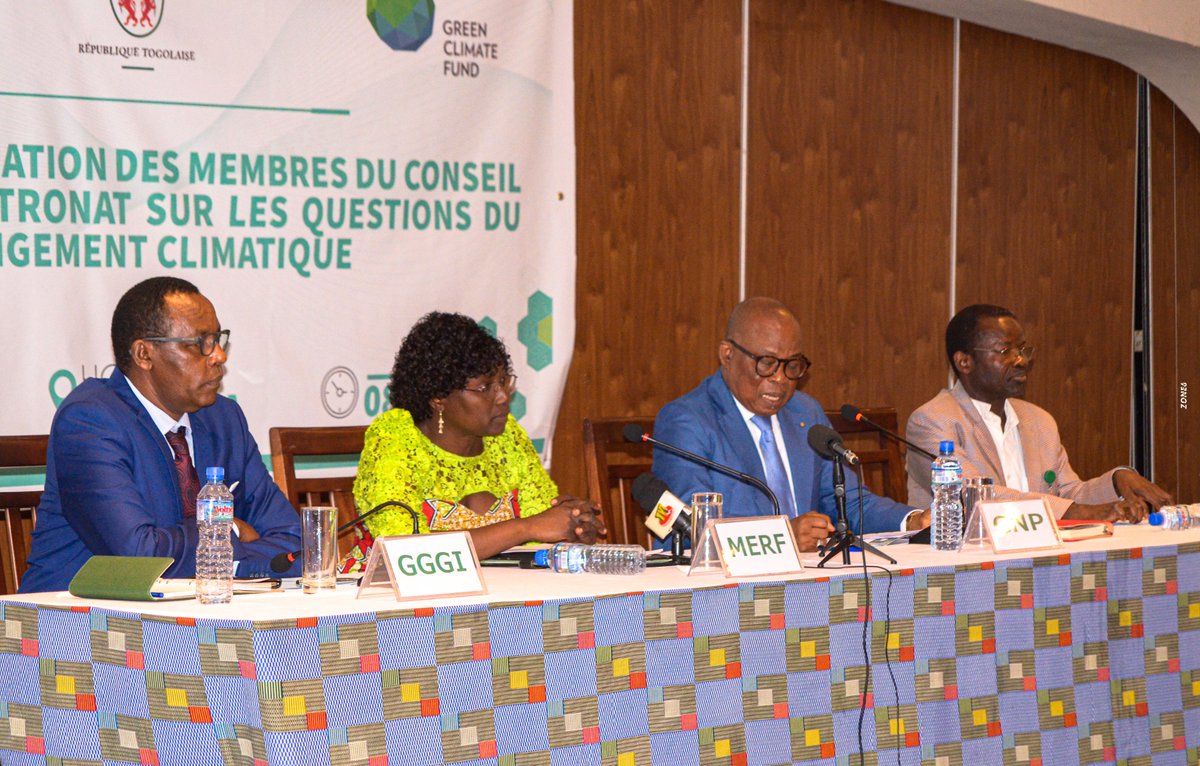 ZONE685498706's tweet photo. ATELIER DE FORMATION DES MEMBRES DU CONSEIL NATIONAL DU PATRONAT SUR LES QUESTIONS DU CHANGEMENT CLIMATIQUE;
Edito2022/Hôtel SARAKAWA
https://t.co/XF5yuXyJjs
#GGGI
#GCF 
#cnpTOGO
#ZONE6 https://t.co/WxDjD7w3a2