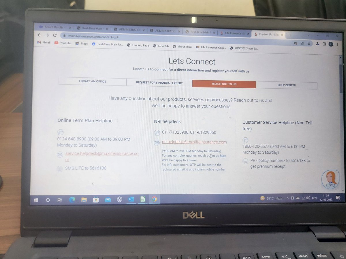 Krishan00858282's tweet photo. @MaxLifeIns @irda_qc So pethetic service provider!!
Trying to connect Max life insurance service desk through all routes!! @irda_qc pls fix some, one stop solution for customer service  insurance company's still so poor interm of service ,they  just take the premium from consumer https://t.co/9C6HXOxPVL