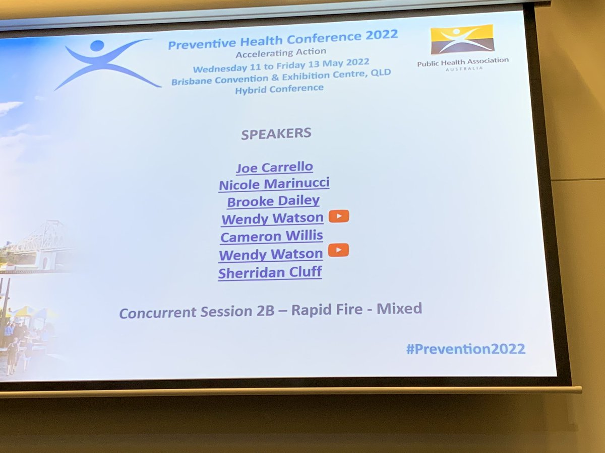 JosephCarrello's tweet photo. Excited to be presenting in person again, outlining the lifetime costs and health outcomes of overweight and obesity in Australian young adults #Prevention2022 https://t.co/3ErQ9DCaK3