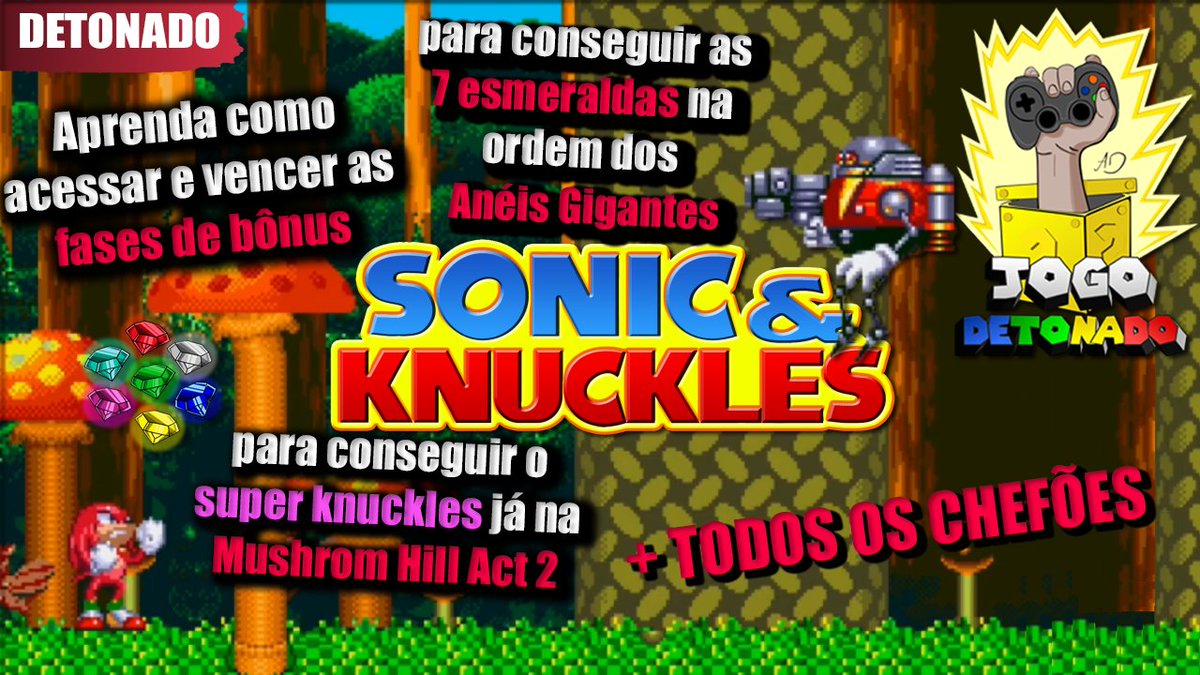 JogoDetonado's tweet photo. E ai, você já fez seu #Detonado de #sonicandknuckles como #Knuckles c/ todas as #EsmeraldasDoCaos , com #superknuckles , p/ ver o final verdadeiro?
Não 😱?!
https://t.co/rmu6HmEnDq
#sonic #SonicTheHedgehog #SonicBrasil
#SEGA #SEGABrasil #SEGAgenesis #MegaDrive #ChaosEmeralds https://t.co/M1n1sBFiKG