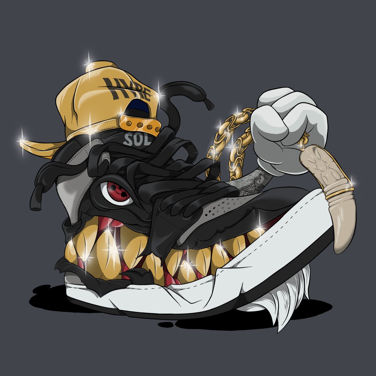 HypeSols's tweet image. More HypeSols sneak peeks coming!
Any interaction with this tweet will be considered for HypeList (WL). 
linktr.ee/HypeSols