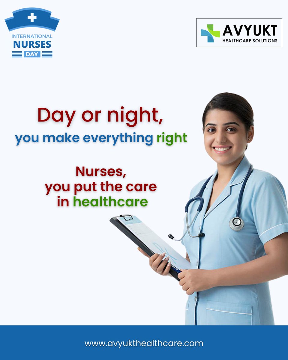 Avyukt_health's tweet photo. Happy International Nurse Day to all the nurses out there.
.
.
.
.
.
.
.
.
.
#InternationalNursesDay2022 #NursesDay2022 #avyukthealthcare #corporatewellnessprogram #staffingsolutions #happynurseday #nursingschool #EmployeeActivity #EmployeeEngagement https://t.co/hatKXSXOSJ