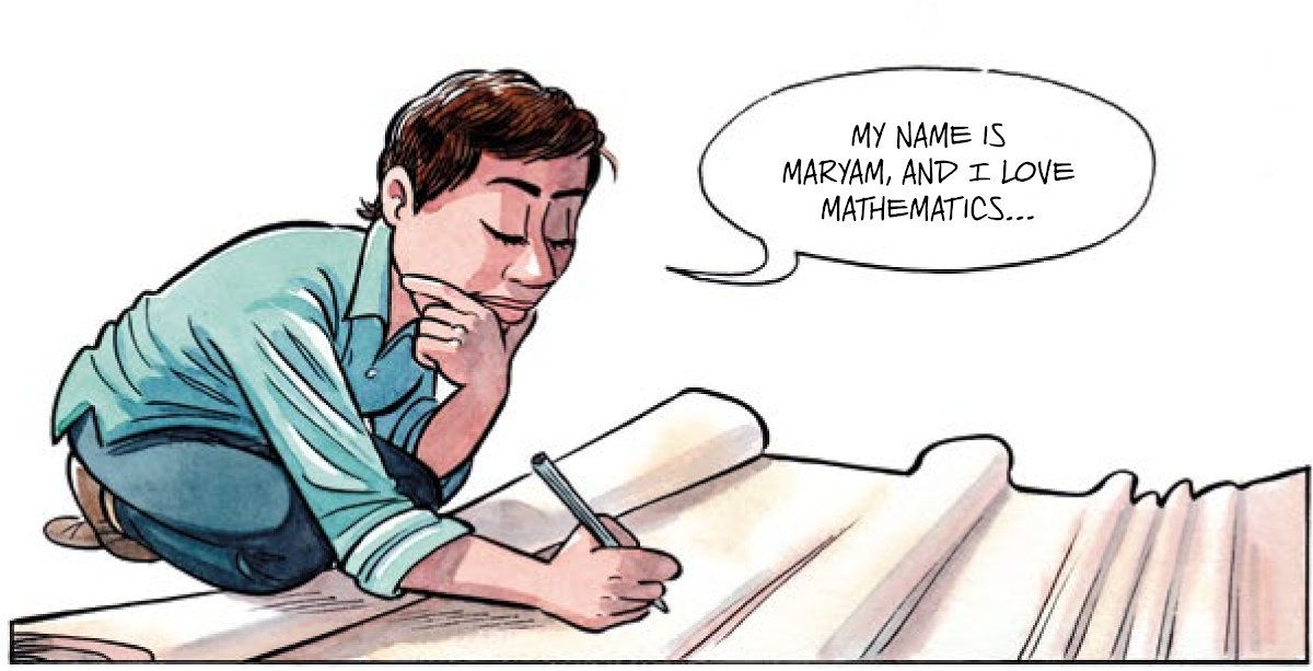 RobertoNatali13's tweet photo. Today is #May12, the International Day of Women in Mathematics. The @UnioneMatematic , in collaboration with @CNRsocial_ and @ComicsScience has created a special issue with a comic story about Maryam Mirzakhani, which is now online https://t.co/NrYX5R8JFh https://t.co/E5w7wZTyo3